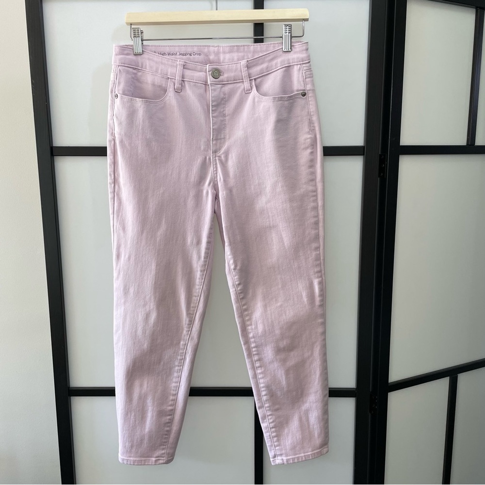 [6] Talbots Flawless High-Rise Jegging in Baby Ballet Pink Soft Comfortable Jean